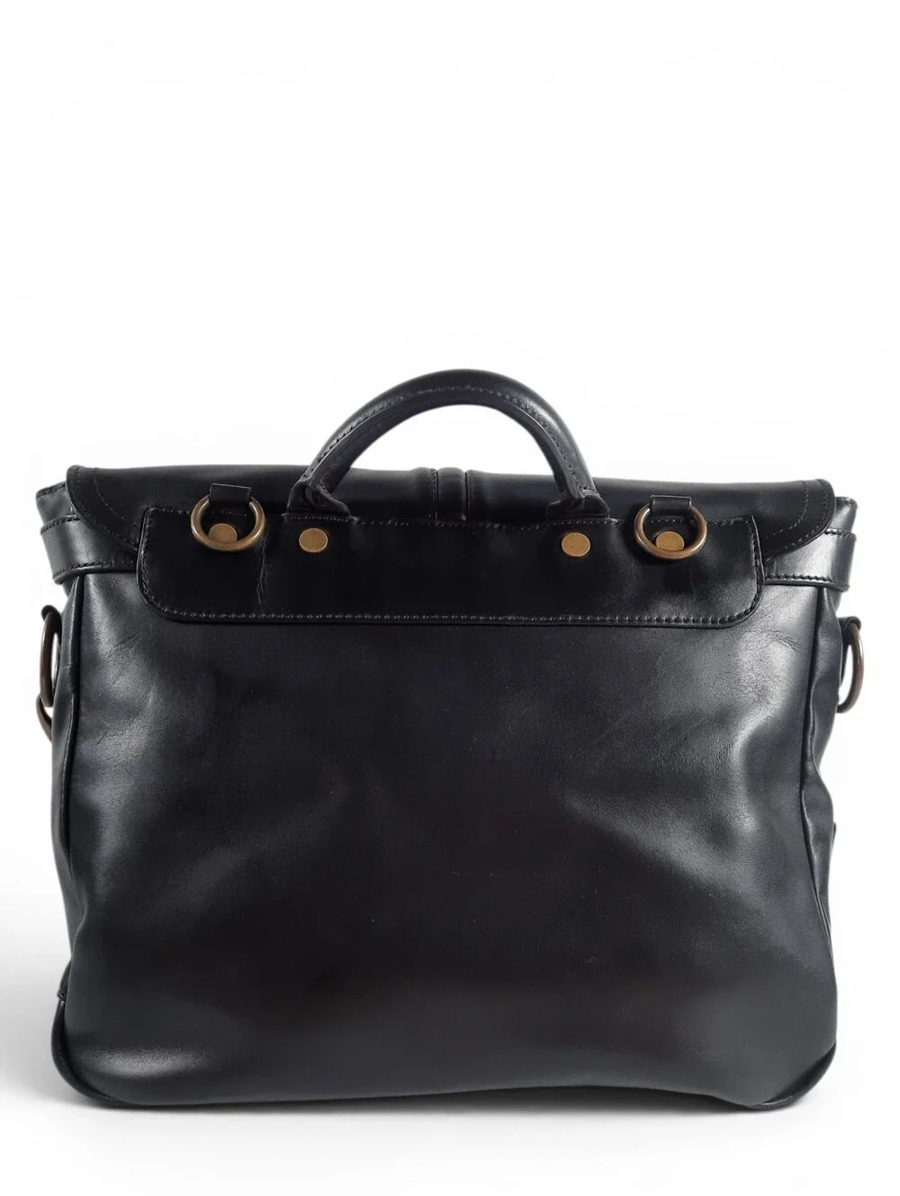 BOSCA Mail Bag Leather Messenger Briefcase Weekender Laptop Business Office Work